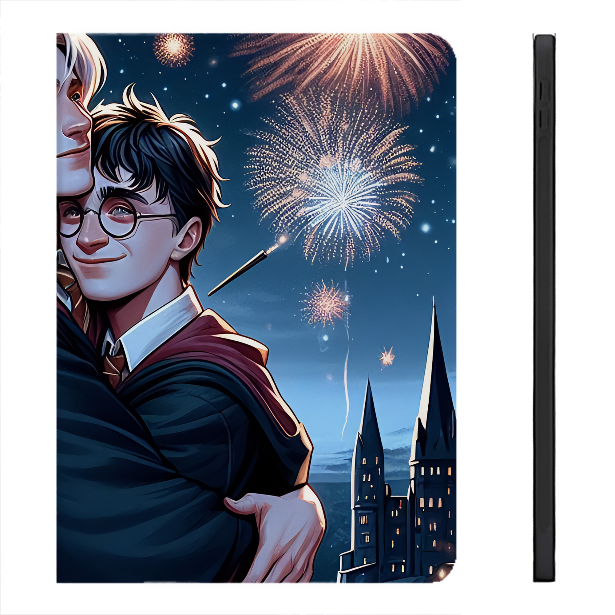 （画像用） Harry Potter ハリー・ポッターシリーズ IPadケース ペンホルダー付き ブックスタイルデザイン